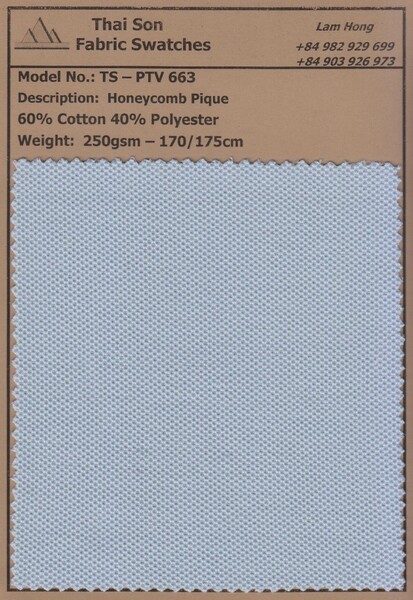 Vải piqué - Vải Dệt Kim Thái Sơn S.P - Công Ty TNHH Thái Sơn S.P