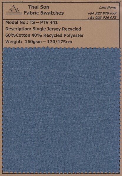 Vải single jersey - Vải Dệt Kim Thái Sơn S.P - Công Ty TNHH Thái Sơn S.P