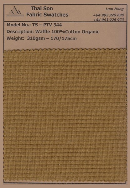 Vải waffle - Vải Dệt Kim Thái Sơn S.P - Công Ty TNHH Thái Sơn S.P