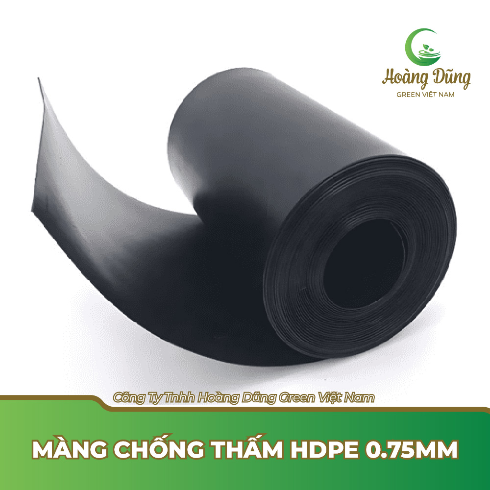 Bạt chống thấm HDPE 0.75mm