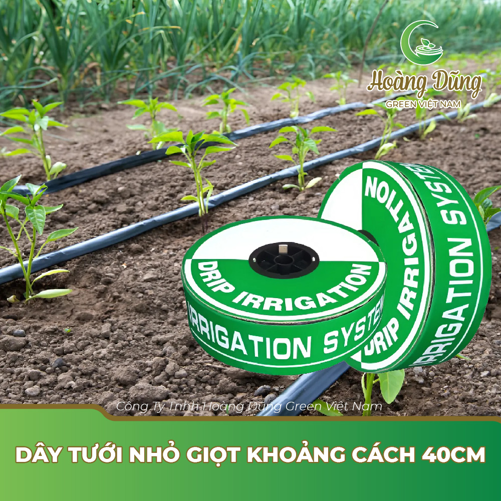 Dây tưới nhỏ giọt khoảng cách​ 40cm