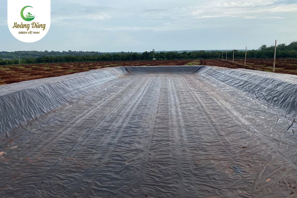 Dự án bạt HDPE hồ chứa nước sầu riêng