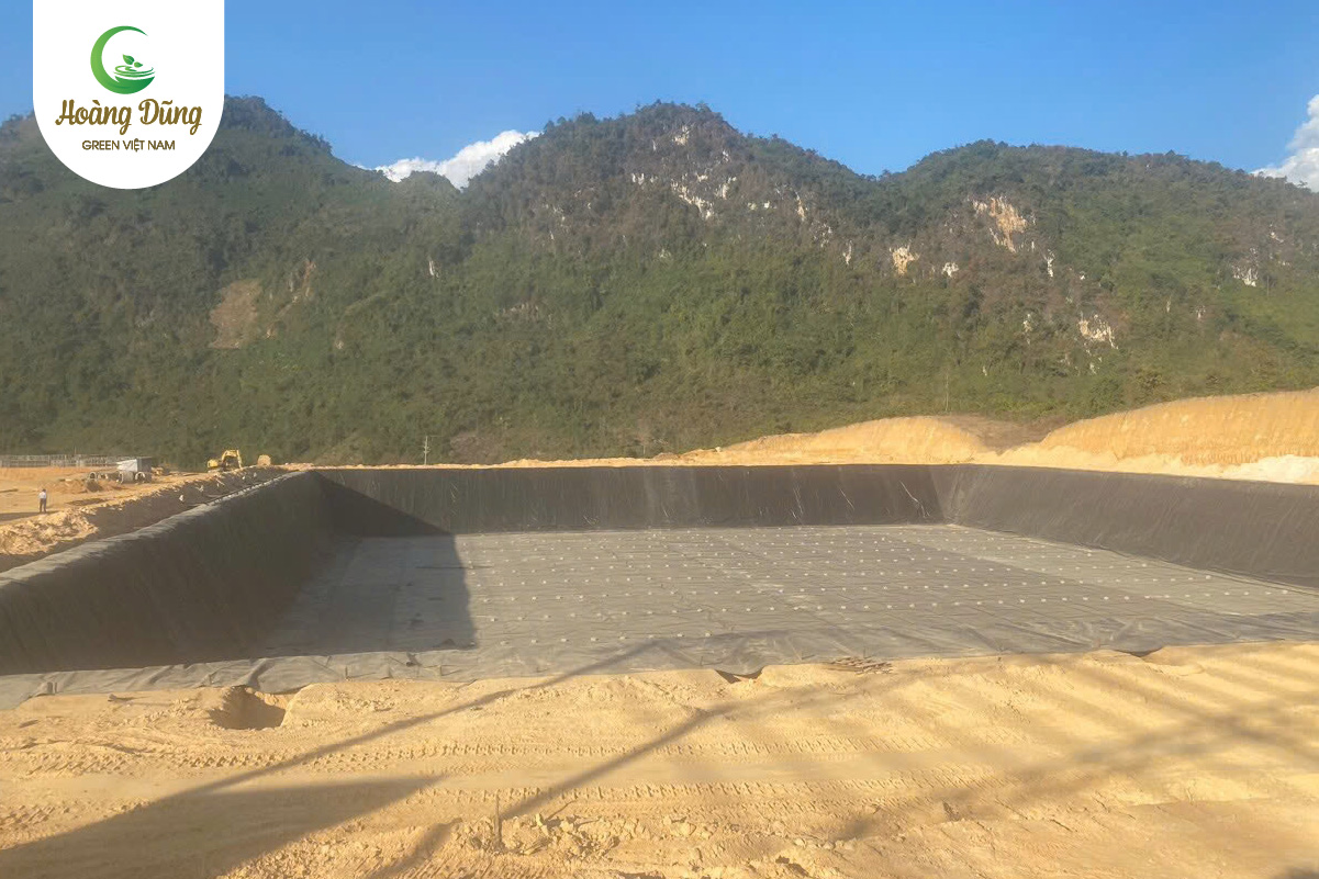 Dự án bạt HDPE làm hồ chứa nước