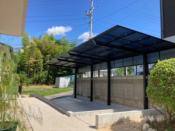 Mái che ô tô Carport MC retro - Công Ty TNHH Navi Global