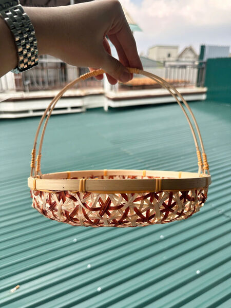 Giỏ mây đan đựng đồ - Thủ Công Mỹ Nghệ AnhVu - Công Ty TNHH AnhVu Handicrafts