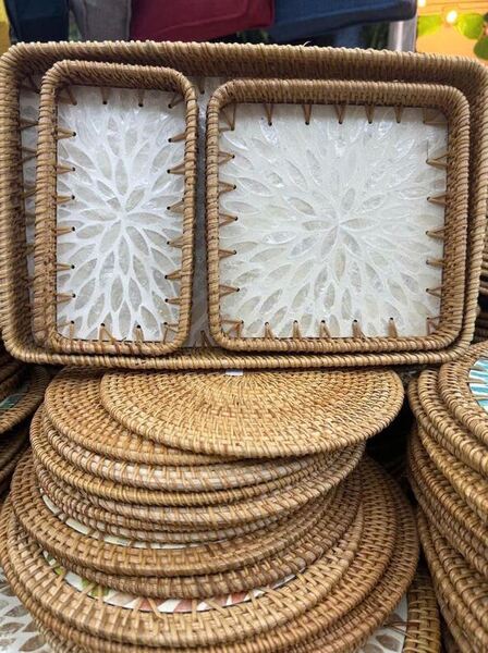 Khay mây - Thủ Công Mỹ Nghệ AnhVu - Công Ty TNHH AnhVu Handicrafts