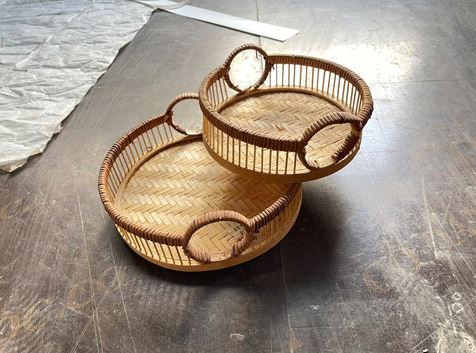 Khay tre có tay cầm - Thủ Công Mỹ Nghệ AnhVu - Công Ty TNHH AnhVu Handicrafts