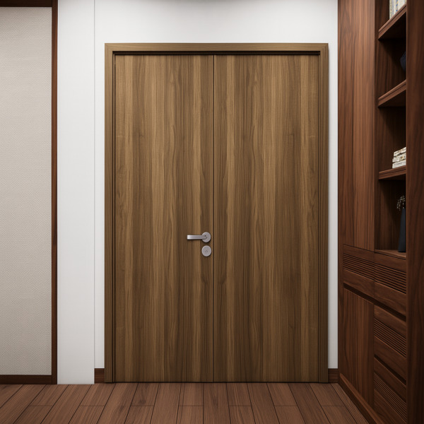 Cửa gỗ chống cháy 2 cánh cân - Cửa Chống Cháy Việt Tín - Công Ty Cổ Phần Đầu Tư Xây Dựng Quốc Tế Việt Tín