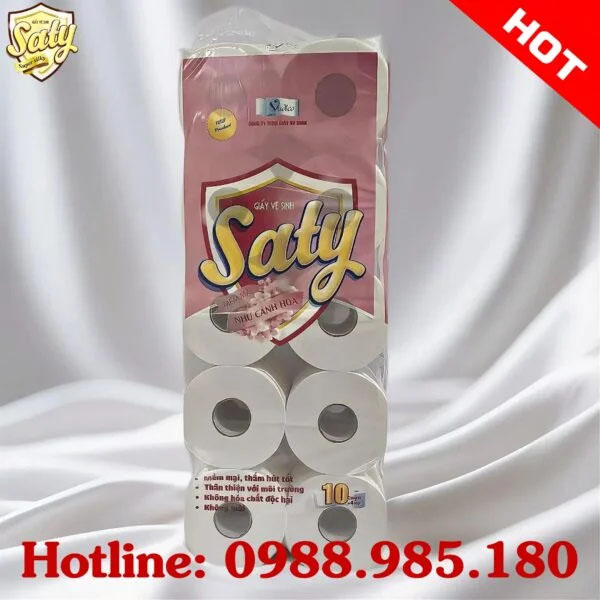 Giấy vệ sinh SATY Hồng