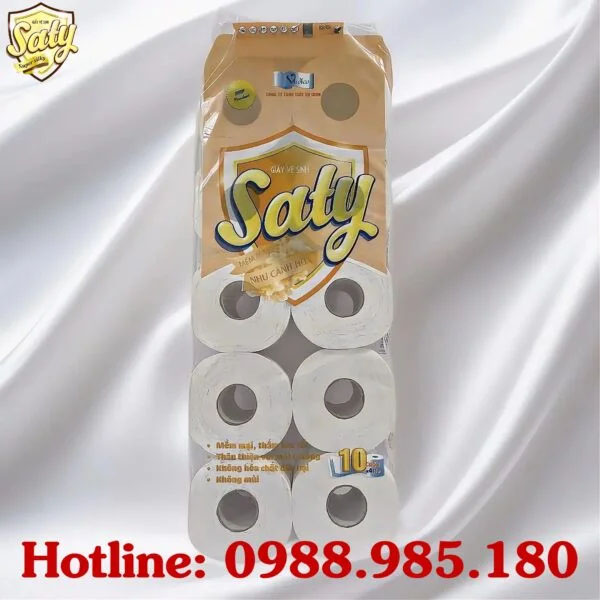 Giấy vệ sinh SATY màu cam