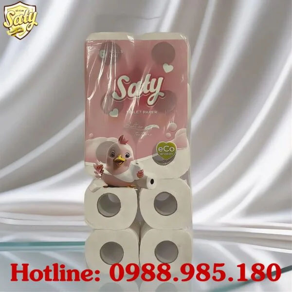 Giấy vệ sinh SATY Hồng