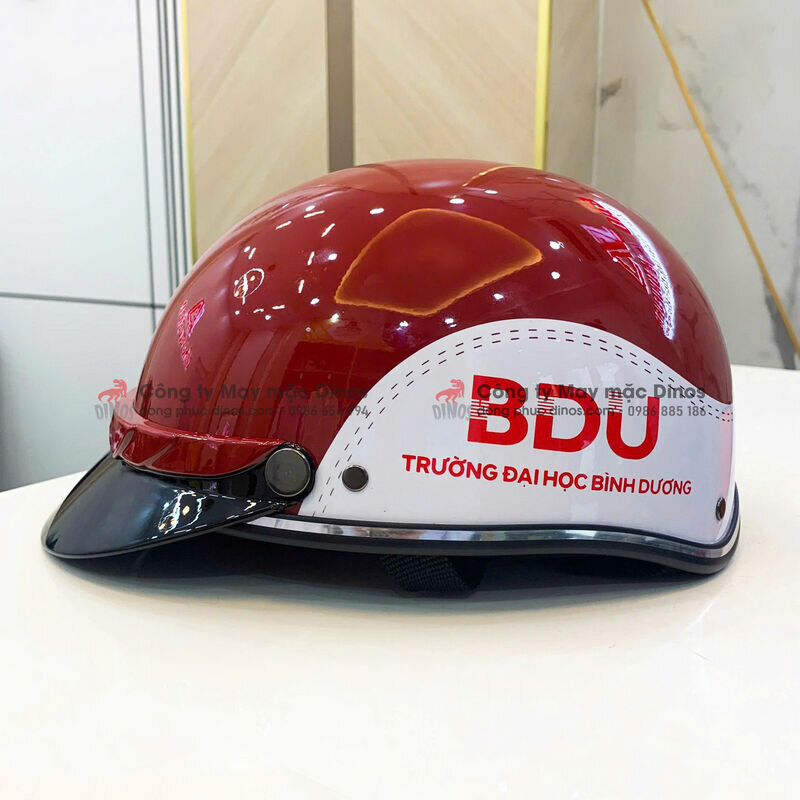 Nón bảo hiểm quà tặng in logo