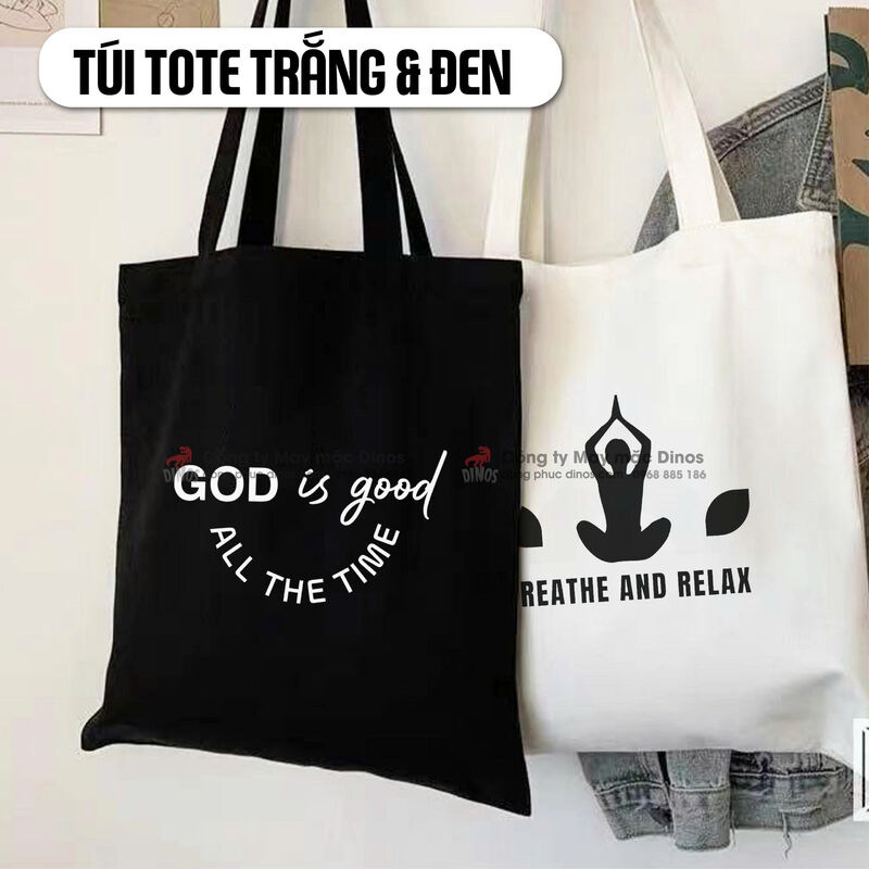 Túi vải cao cấp in logo đẹp