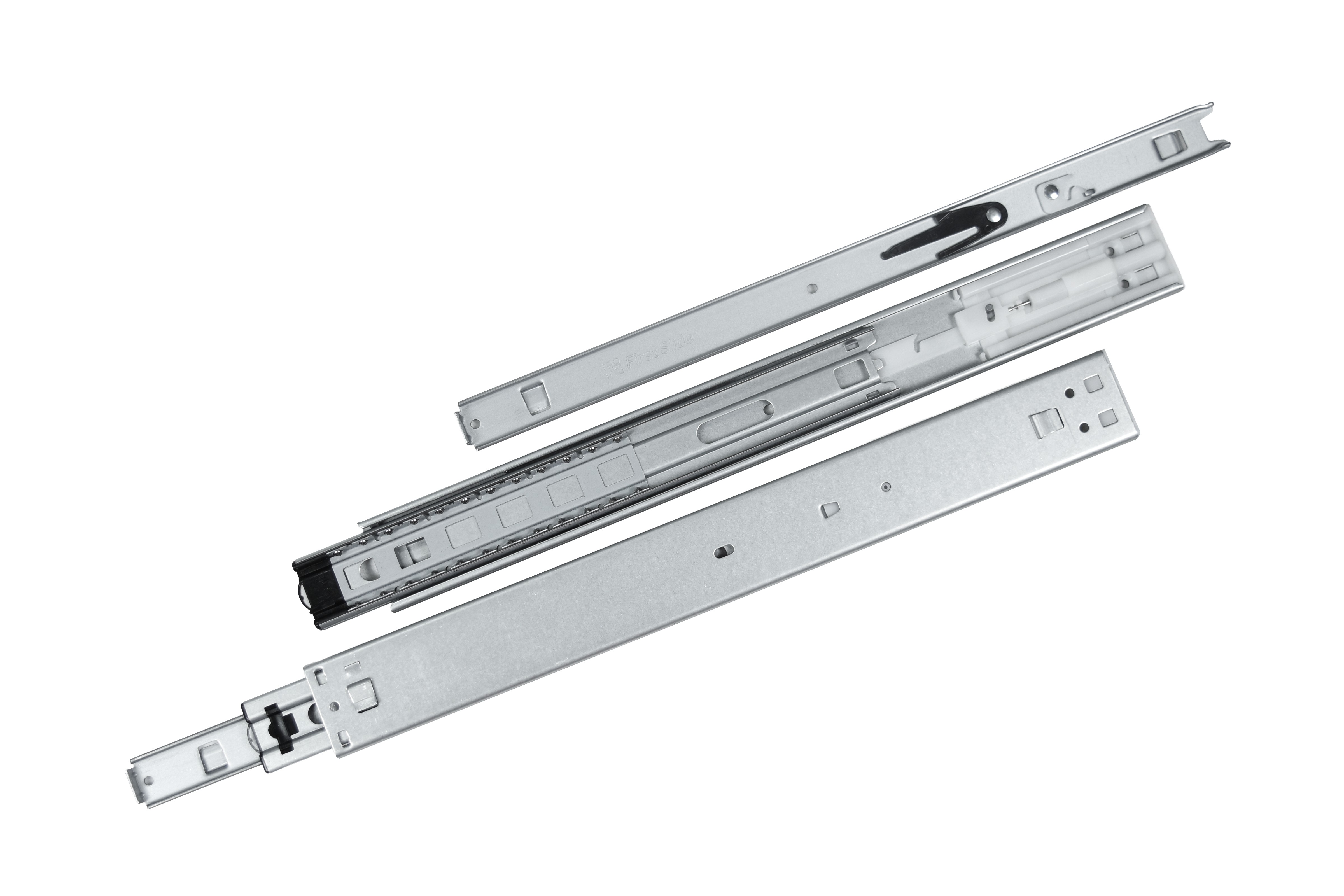 Ray trượt bi 3 tầng gài giảm chấn