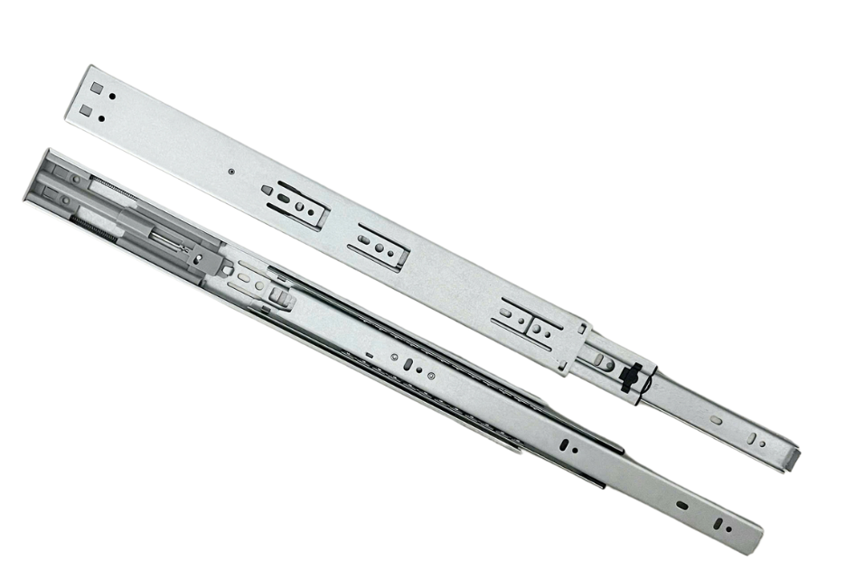 Ray trượt bi 3 tầng phẳng giảm chấn