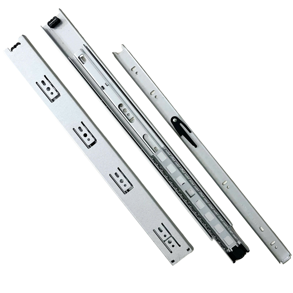 Ray trượt bi 3 tầng phẳng giảm chấn trọng tải 45kg