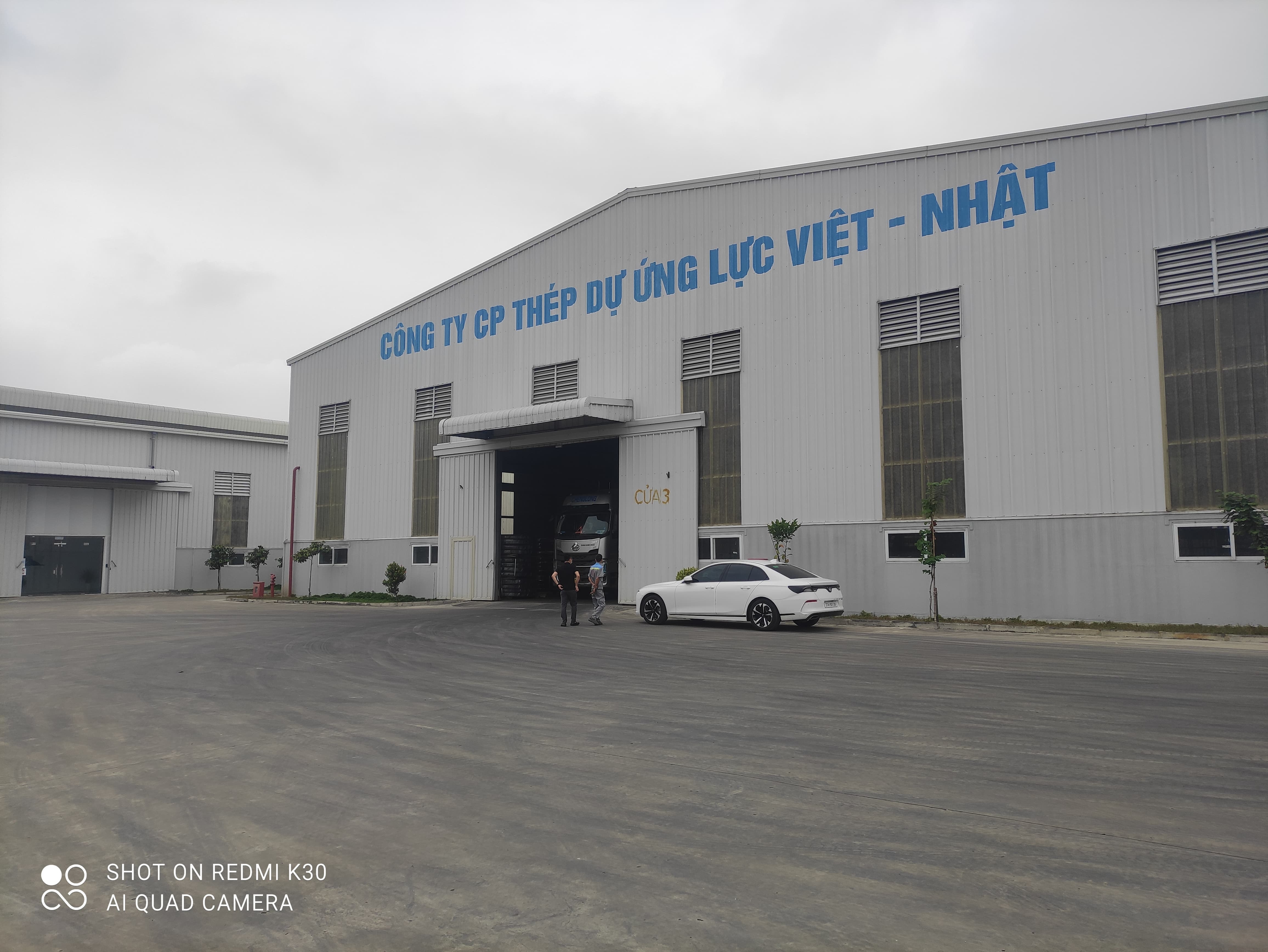 Hình ảnh nhà máy công ty CP thép dự ứng lực Việt - Nhật