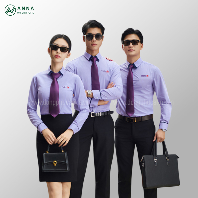 Áo sơ mi công sở - Đồng Phục ANNA - Công Ty TNHH Sản Xuất Thương Mại Quốc Tế ANNA