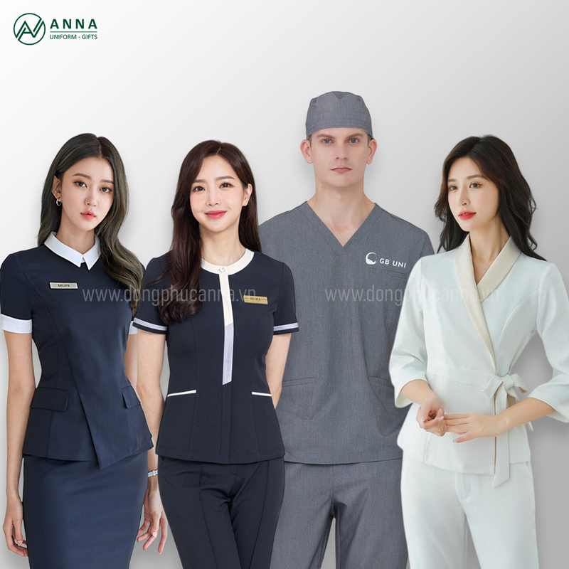 Đồng phục Spa - Đồng Phục ANNA - Công Ty TNHH Sản Xuất Thương Mại Quốc Tế ANNA