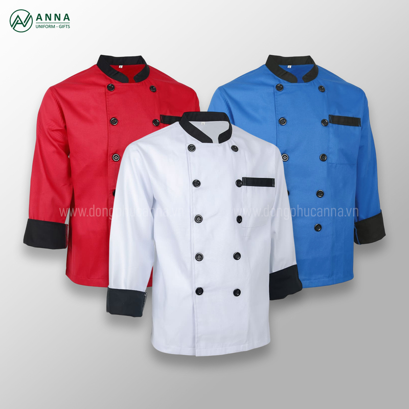 Đồng phục đầu bếp - Đồng Phục ANNA - Công Ty TNHH Sản Xuất Thương Mại Quốc Tế ANNA