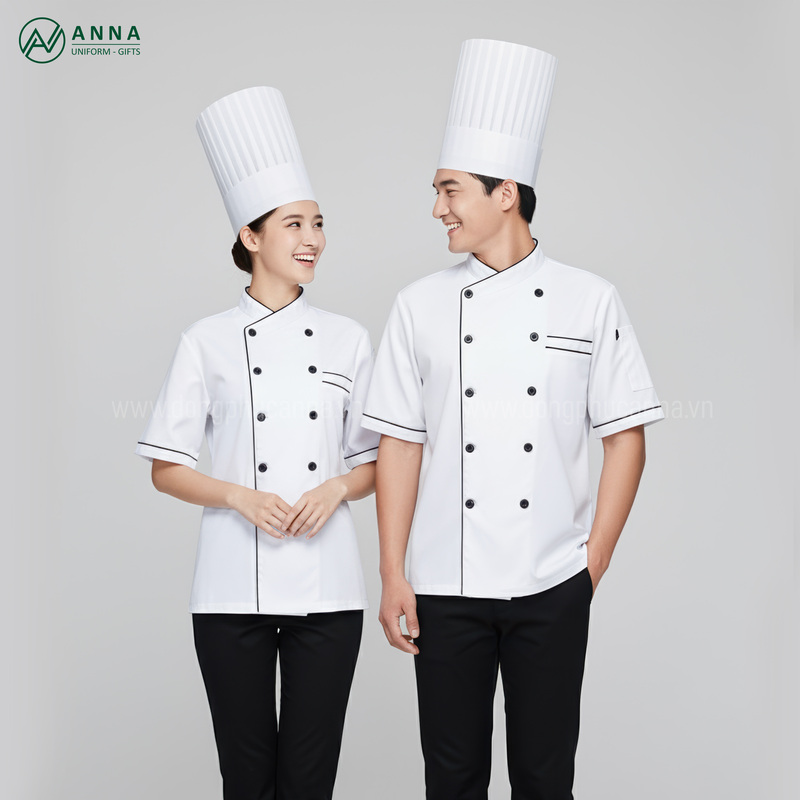 Đồng phục đầu bếp - Đồng Phục ANNA - Công Ty TNHH Sản Xuất Thương Mại Quốc Tế ANNA