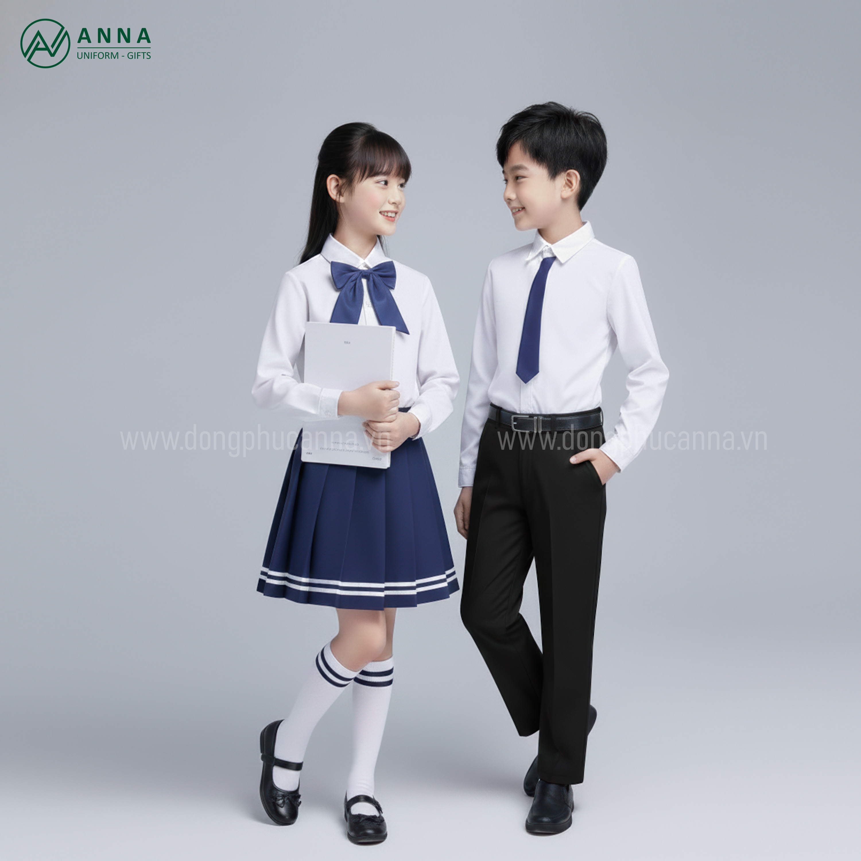 Đồng phục học sinh cấp 1 - Đồng Phục ANNA - Công Ty TNHH Sản Xuất Thương Mại Quốc Tế ANNA