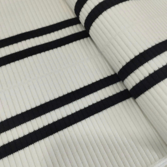 Bo Poly Jacket trắng sọc đen