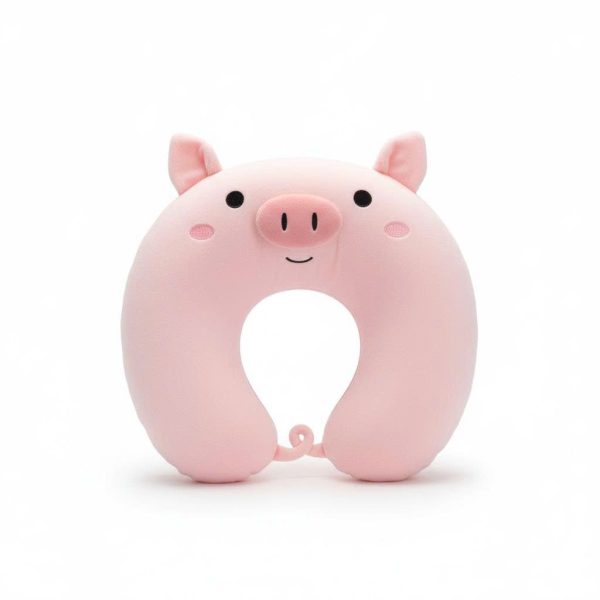 Gối kê cổ thú bông Piggy Rest