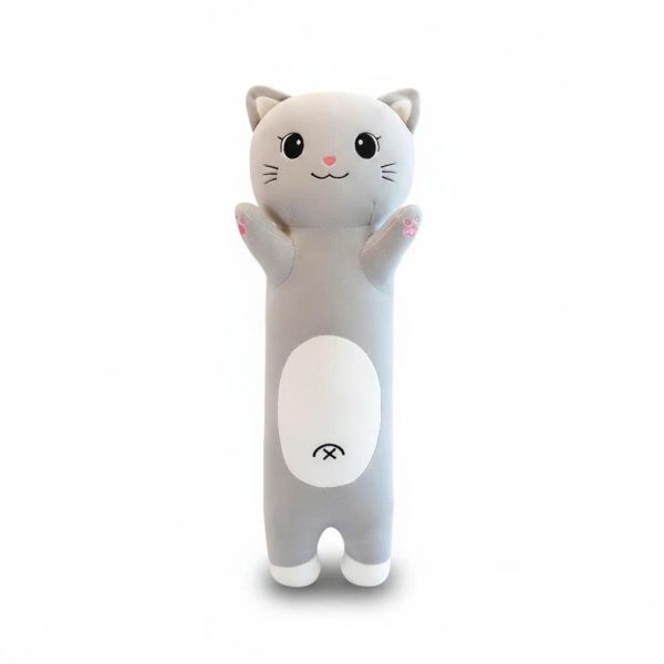 Gối ôm thú bông mèo ôm dài