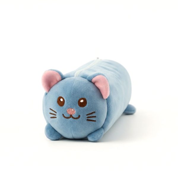 Hộp bút gấu bông chuột xanh tinh nghịch