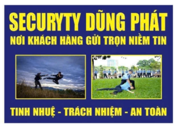 Banner công ty - Công Ty TNHH Dịch Vụ Bảo Vệ Vệ Sĩ Dũng Phát