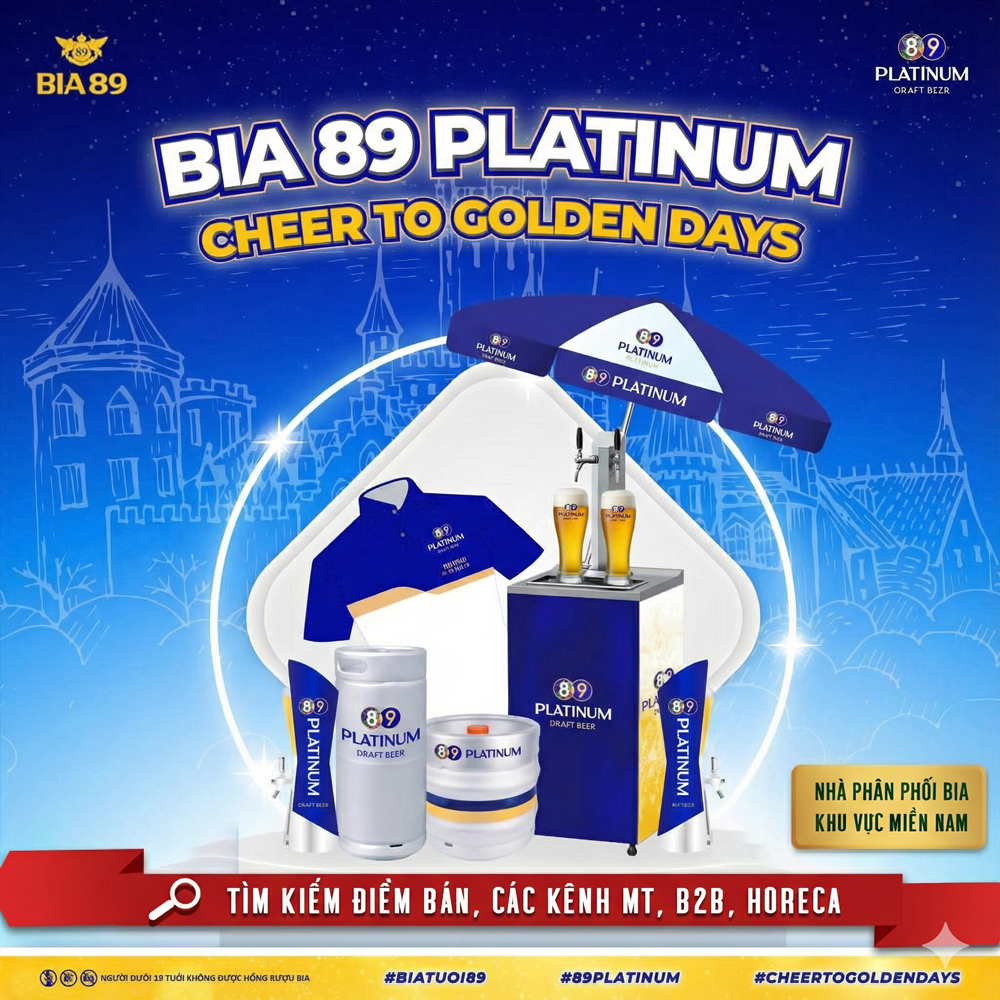 Bia tươi 89 Platinum