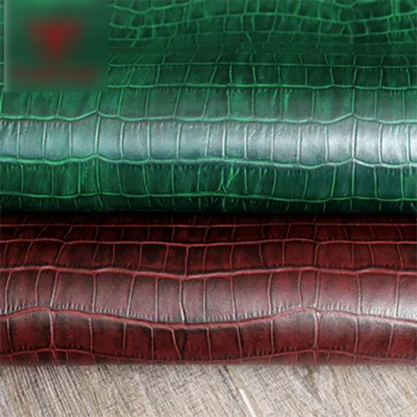 Dập vân cá sấu wax phấn