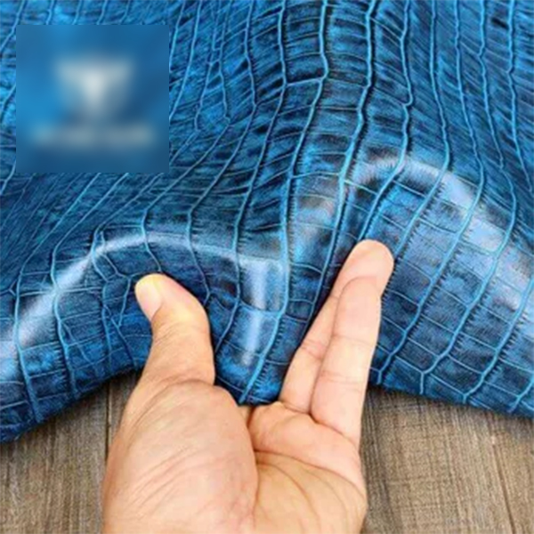 Dập vân cá sấu wax phấn