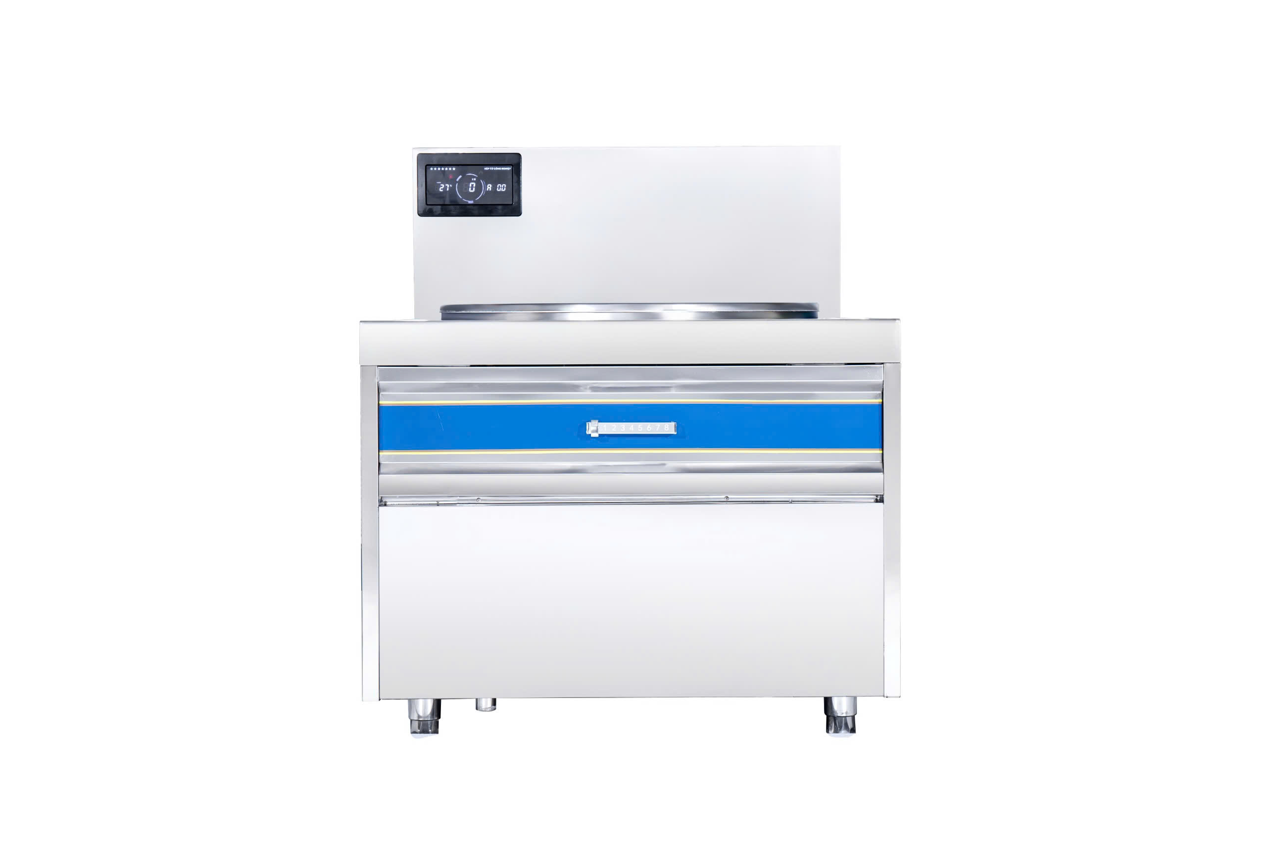 Bếp từ công nghiệp đơn 12KW liền chảo - Máy Móc Công Nghiệp TH Ecotech - Công Ty TNHH TH Ecotech