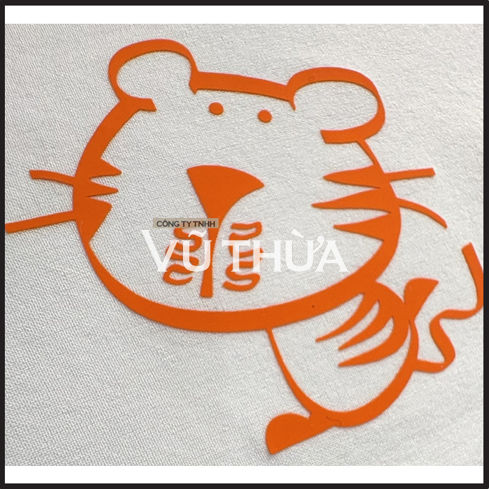 Nhãn silicone màu