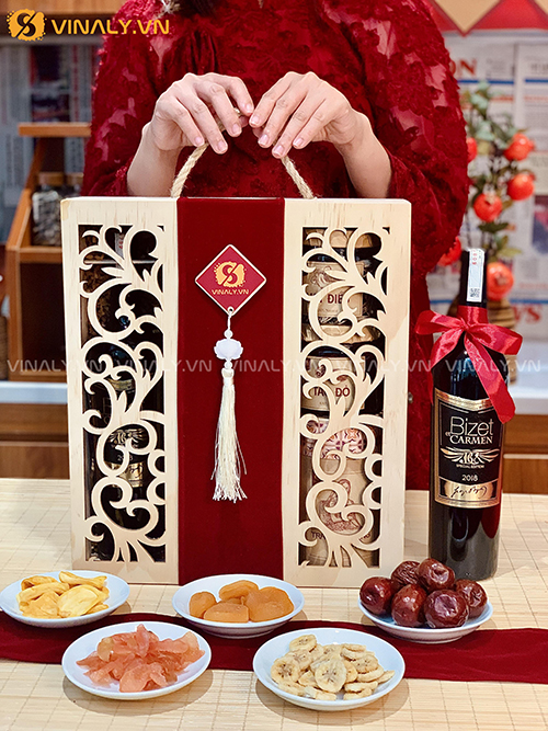 Set quà Tết rượu vang