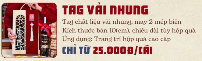 Tag vải nhung