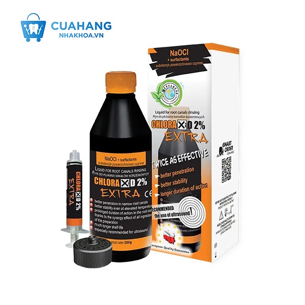 Dung dịch bơm rửa Chloraxid 2% extra - Công Ty TNHH QKV Dental
