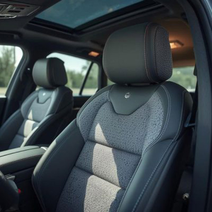 Vải PET – ứng dụng trong nội thất ô tô