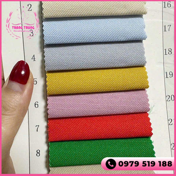 Vải kaki xước