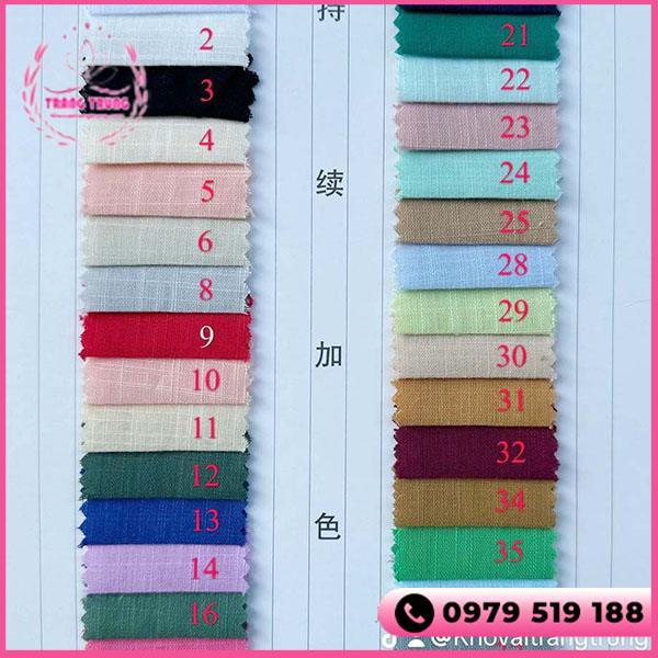 Vải linen xước