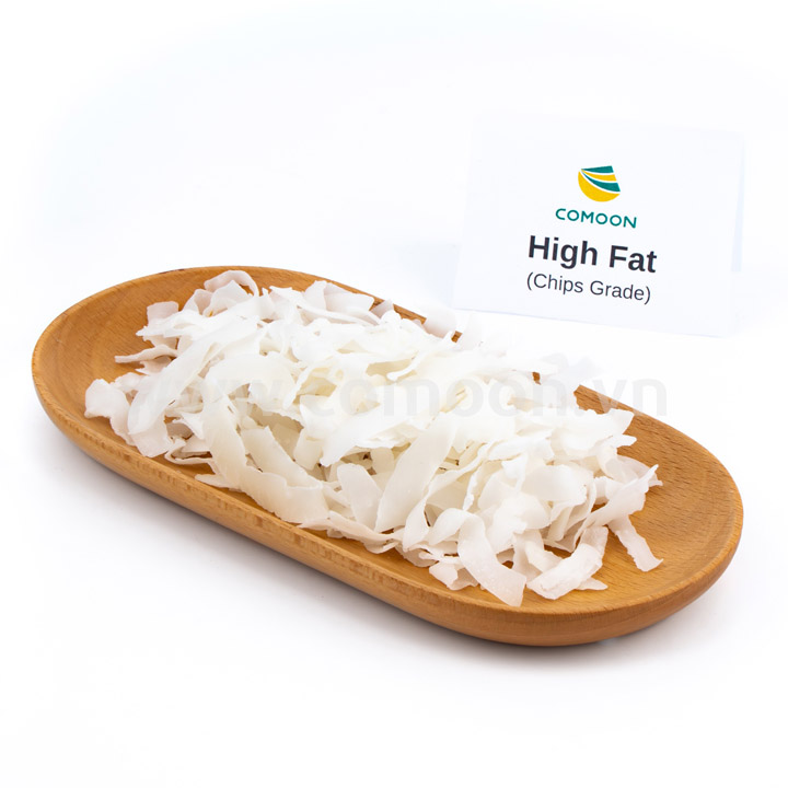 Cơm dừa sấy hàm lượng chất béo cao - dạng miếng - Sản Phẩm Từ Dừa Comoon - Công Ty TNHH Comoon