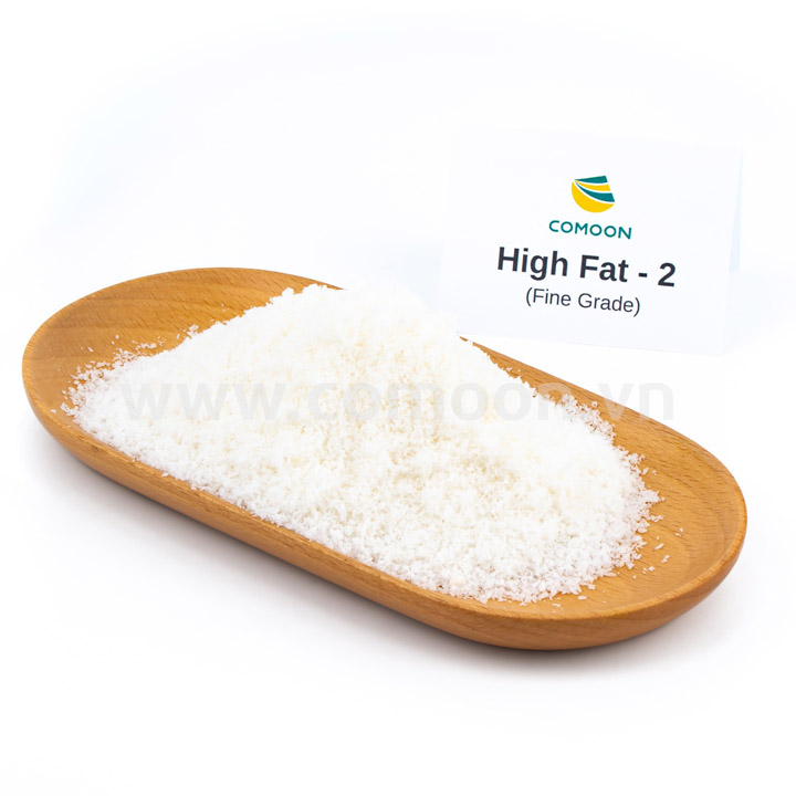 Cơm dừa sấy hàm lượng chất béo cao loại 2 – cỡ mịn - Sản Phẩm Từ Dừa Comoon - Công Ty TNHH Comoon