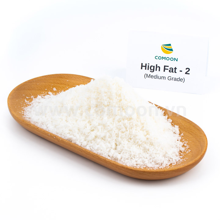 Cơm dừa sấy hàm lượng chất béo cao loại 2 – cỡ trung bình - Sản Phẩm Từ Dừa Comoon - Công Ty TNHH Comoon