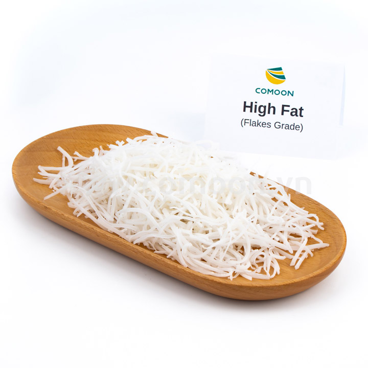Cơm dừa sấy hàm lượng chất béo cao - dạng dẹt - Sản Phẩm Từ Dừa Comoon - Công Ty TNHH Comoon