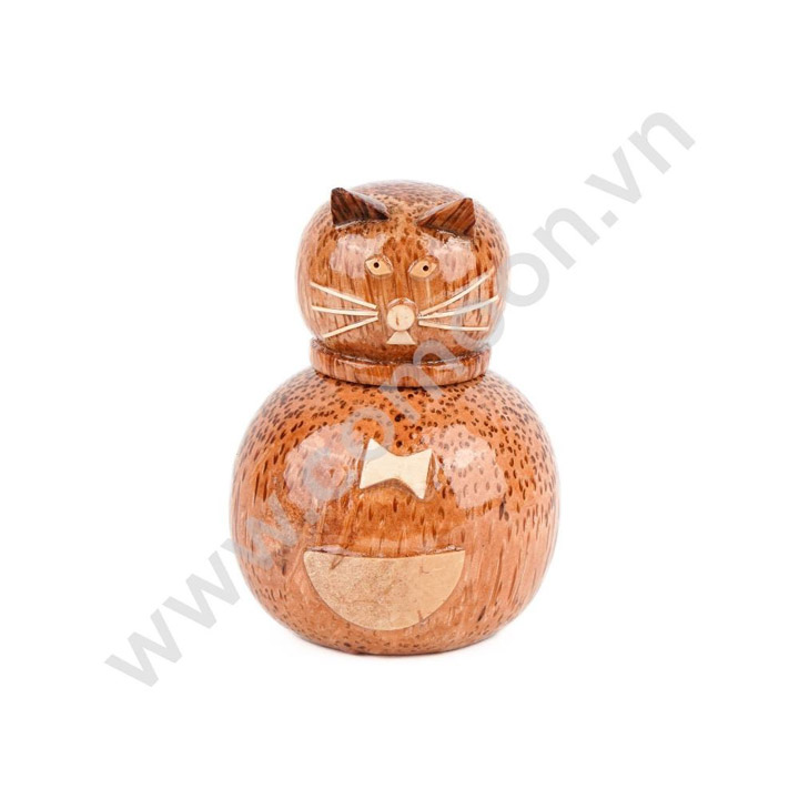 Hộp Đựng Tăm Hình Mèo - Sản Phẩm Từ Dừa Comoon - Công Ty TNHH Comoon