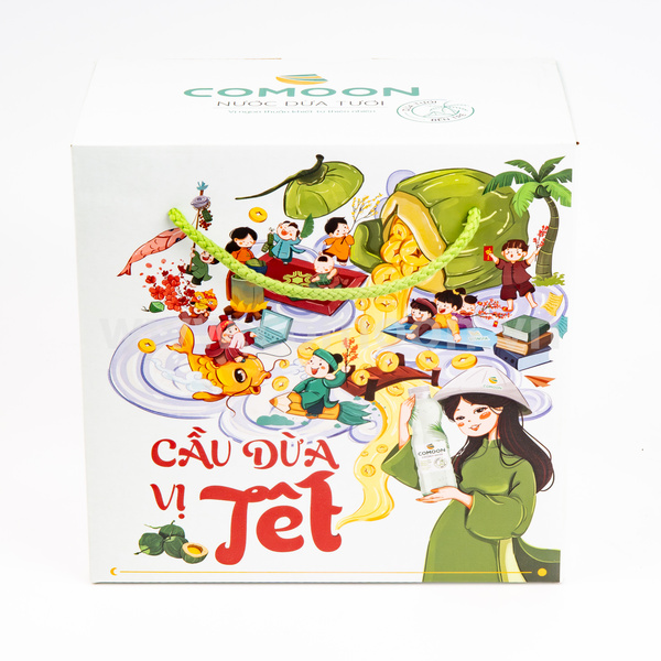 Hộp quà Tết nước dừa Comoon - Sản Phẩm Từ Dừa Comoon - Công Ty TNHH Comoon
