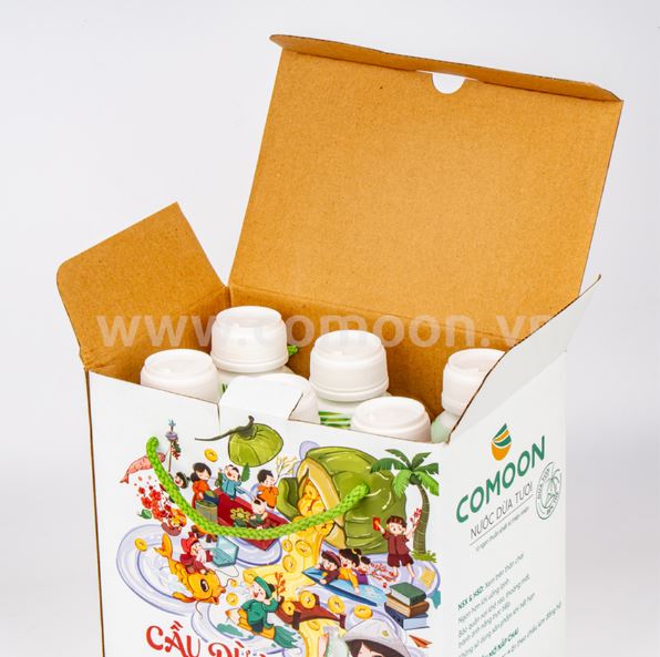 Hộp quà Tết nước dừa Comoon - Sản Phẩm Từ Dừa Comoon - Công Ty TNHH Comoon