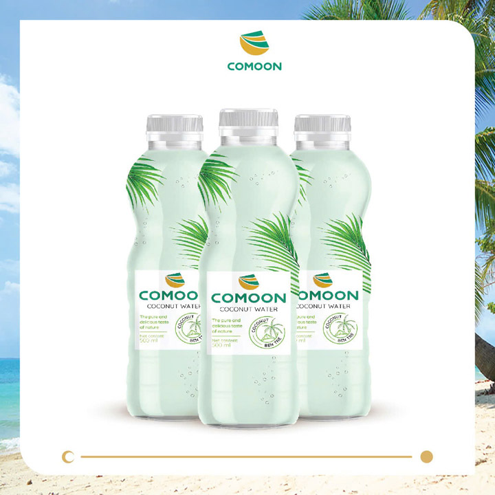 Lốc 03 Chai Nước Dừa COMOON - Sản Phẩm Từ Dừa Comoon - Công Ty TNHH Comoon